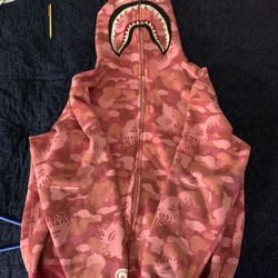 Pink Bape Hoodie 