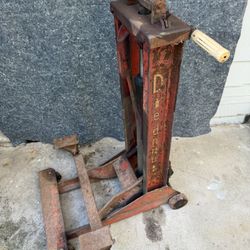 Vintage Ausco Drednaught Hydraulic End Point Jack