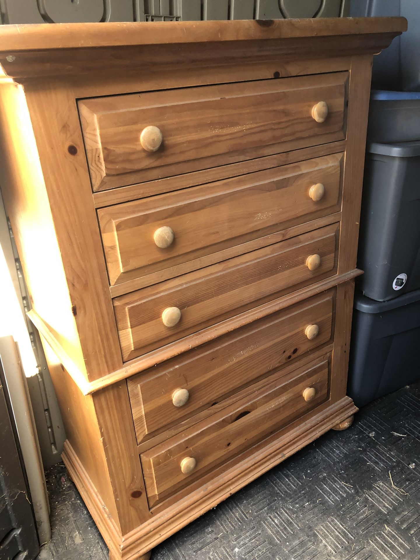 Tall Dresser And Two Night Stands By Broyhil