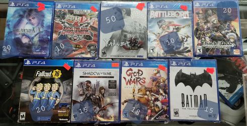 All brand new ps4 games