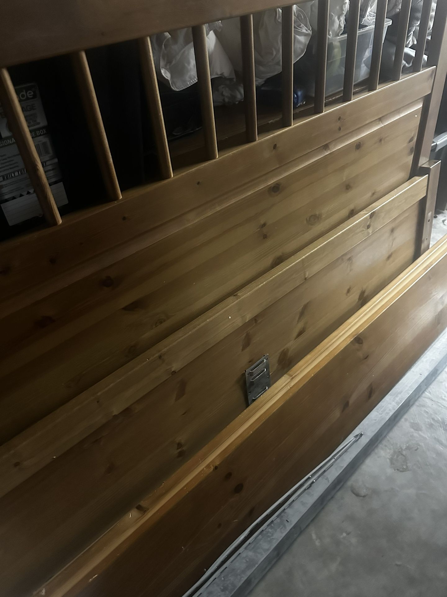 IKEA Hemnes Queen Size Bed frame and Nightstand
