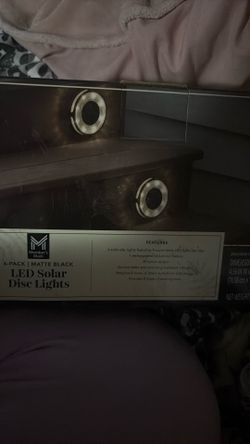 Six Pack Lead Solar Disc Lights