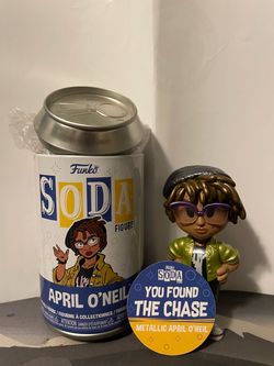 Funko Soda CHASE April O'Neil Metallic Figure