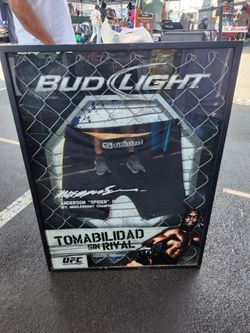 Attention UFC fans Anderson Silva collectible Frame