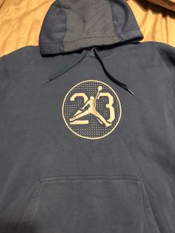 Jordan Hoodie Blue Size XL