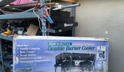 Double burner cooker