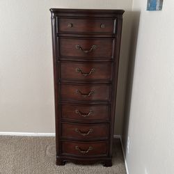 7 drawer, solid cherry wood dresser