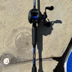 Lew’s American Hero Bait-caster Rod & Reel Combo. 