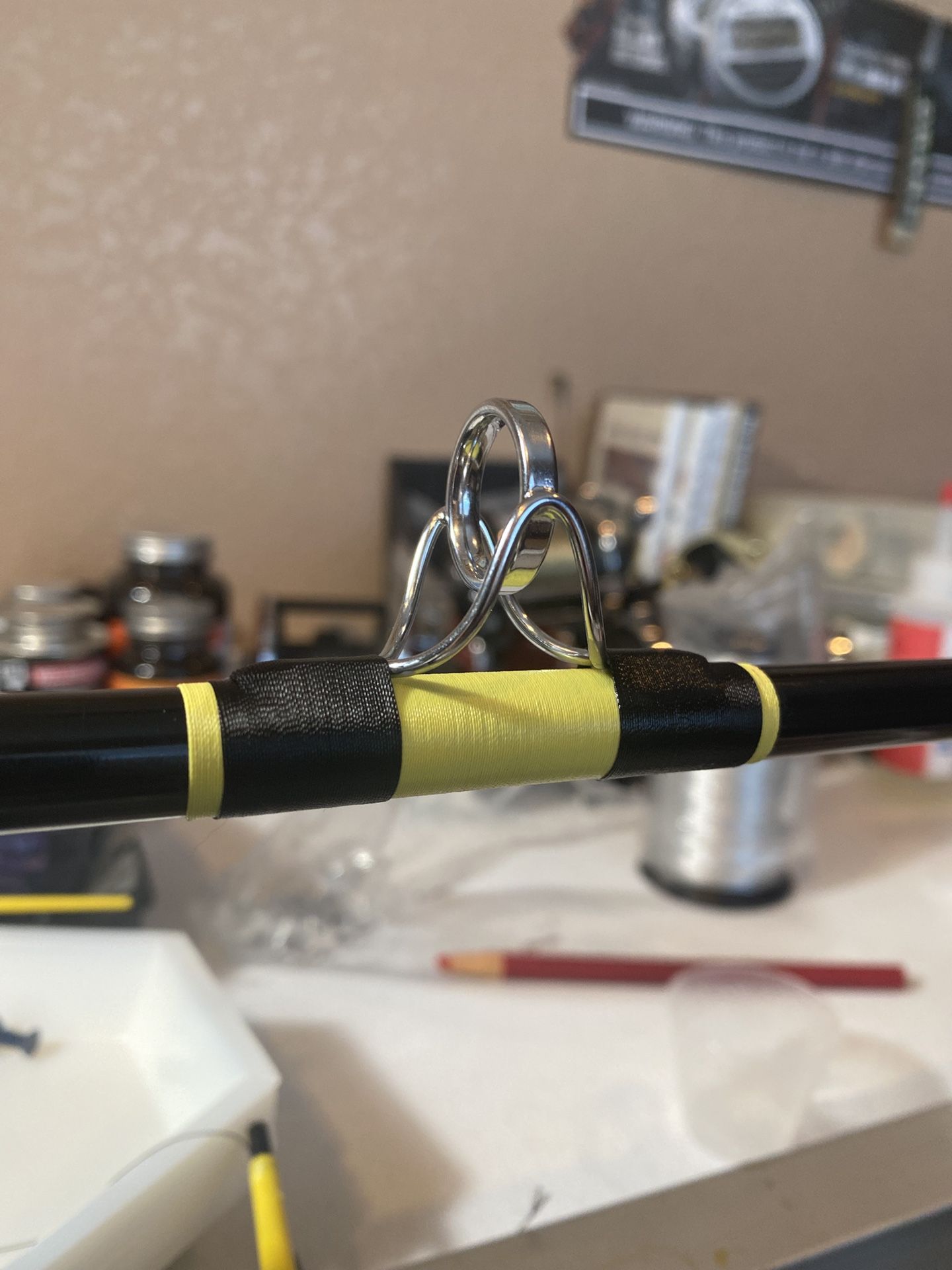 Yellow And Black Custom Rod