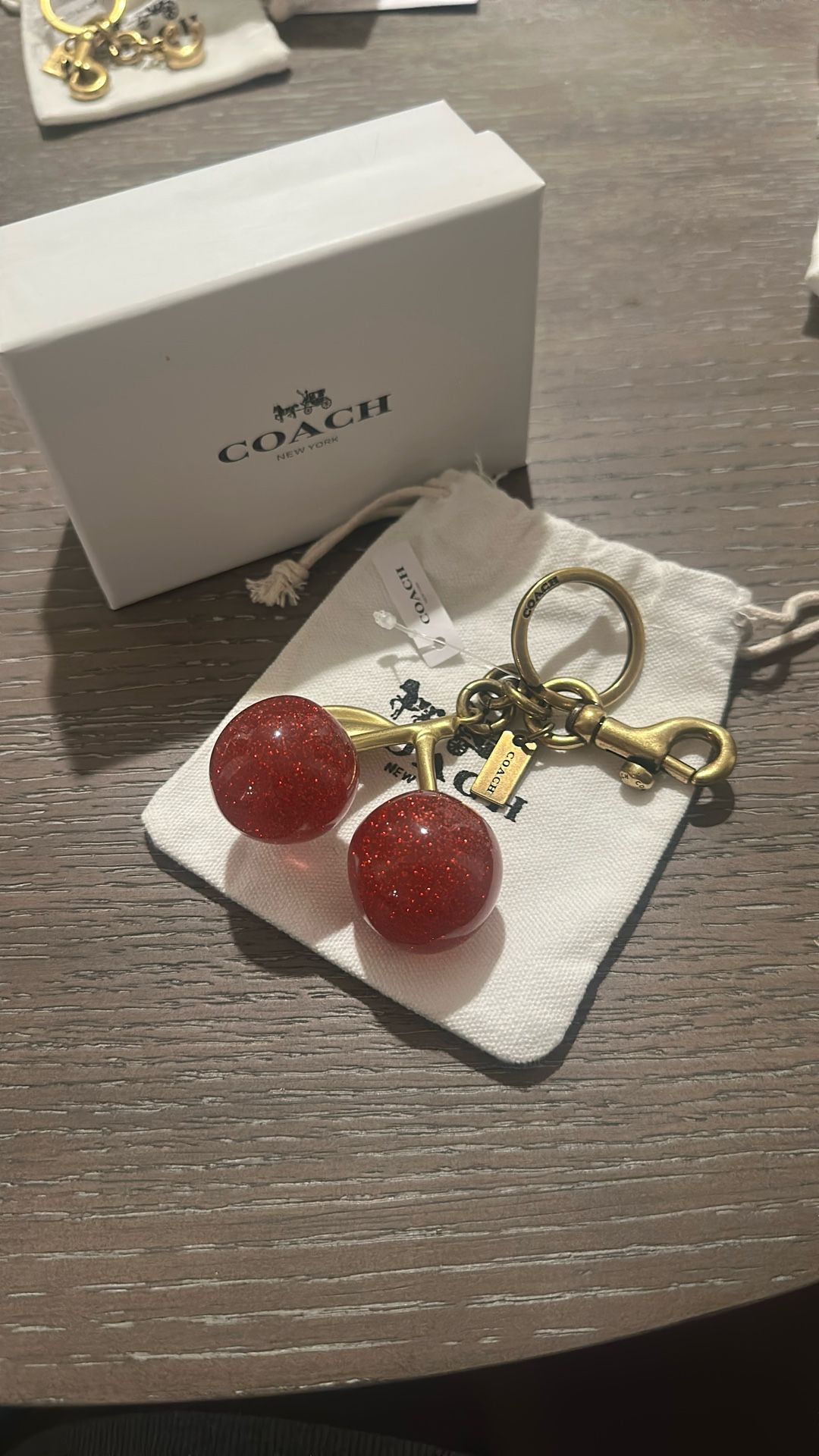 Coach Cherry Charm