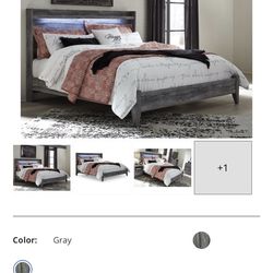 King size wood bed frame