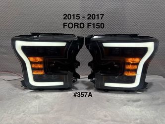 2015 To 2017 Ford F150 Full LED 3 Projectors Headlights