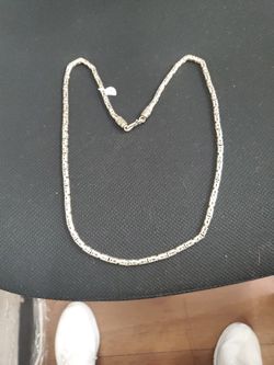 Cadena de plata 925 de 26" con peso 62.2 gramos