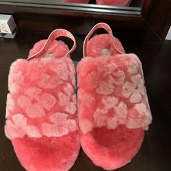 UGG Fluff Yeah Poppy Fur Slides