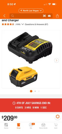 20V MAX Lithium-Ion 5.0 Ah Battery and Charger
