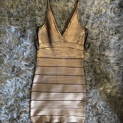 Bebe Sequins Bandage Dress 