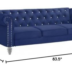 Blue Sofa - Moving Must Sell ASAP