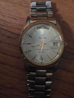 Elgin Quartz Day-Date Men's Watch
