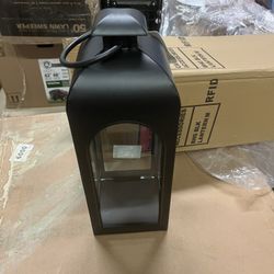 BRAND NEW - 14” Better Homes & Gardens Black Metal Lantern Candle Holder - Small