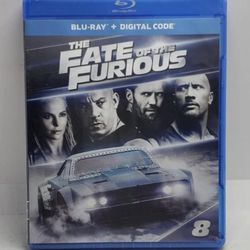 The Fate of the Furious (Blu-ray, 2017) New