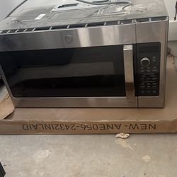 GE profile microwave built in above stove