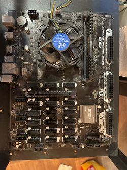 B250 mining mother board cpu and ram