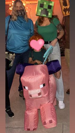 Minecraft Pig Jockey Halloween Costume