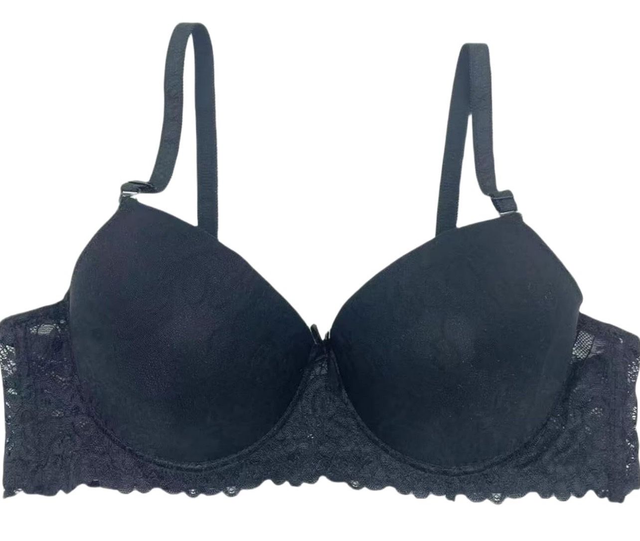 44d ferrous Women's Padded Lift Lace Bra Everyday Comfort Slant Support Bra