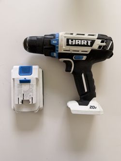HART 20V Cordless Drill/Driver + 1.5Ah Battery