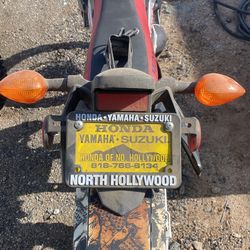 2012 Yamaha R1 license Plate Bracket