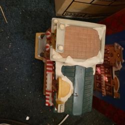 Longrich Lighted Porcelain Coffee Shop