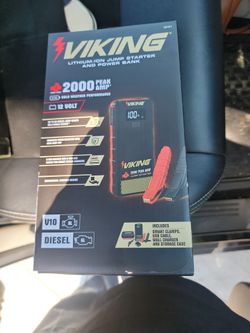 Viking car battery charger jumpstarter