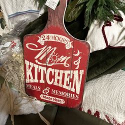 Kitchen Sign(New W/Tags)