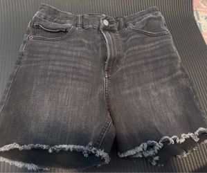 Woman’s black denim shorts from Express size 6-10