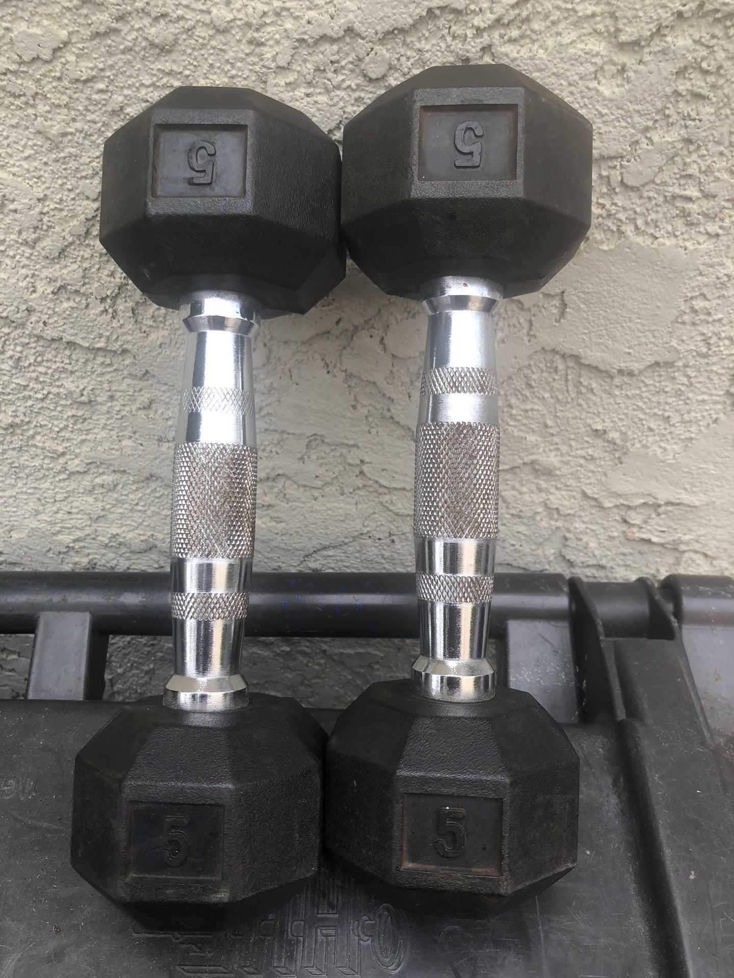 Pair Of 5 Pound Dumbbells