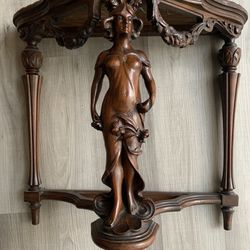 Antique Carved Wooden Table
