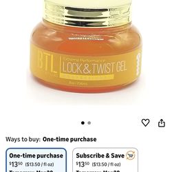 BTL Professional Extreme Performance Lock & Twist Gel 8oz