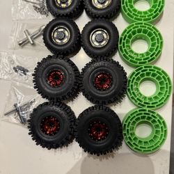Rc Car Crawler Wheels/tires And Inserts 