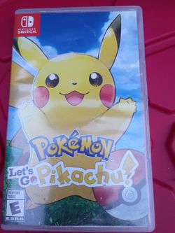 Pokemon Let's Go Pikachu Nintendo Switch Game