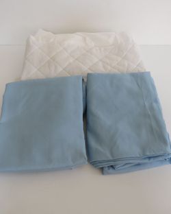 5 Pcs :Twin Sheet Sets and Mattress Pad