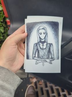 Victorian ghost sketch