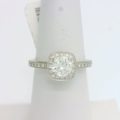 14kt White Gold Natural Diamond Engagement Ring 2.6Cttw