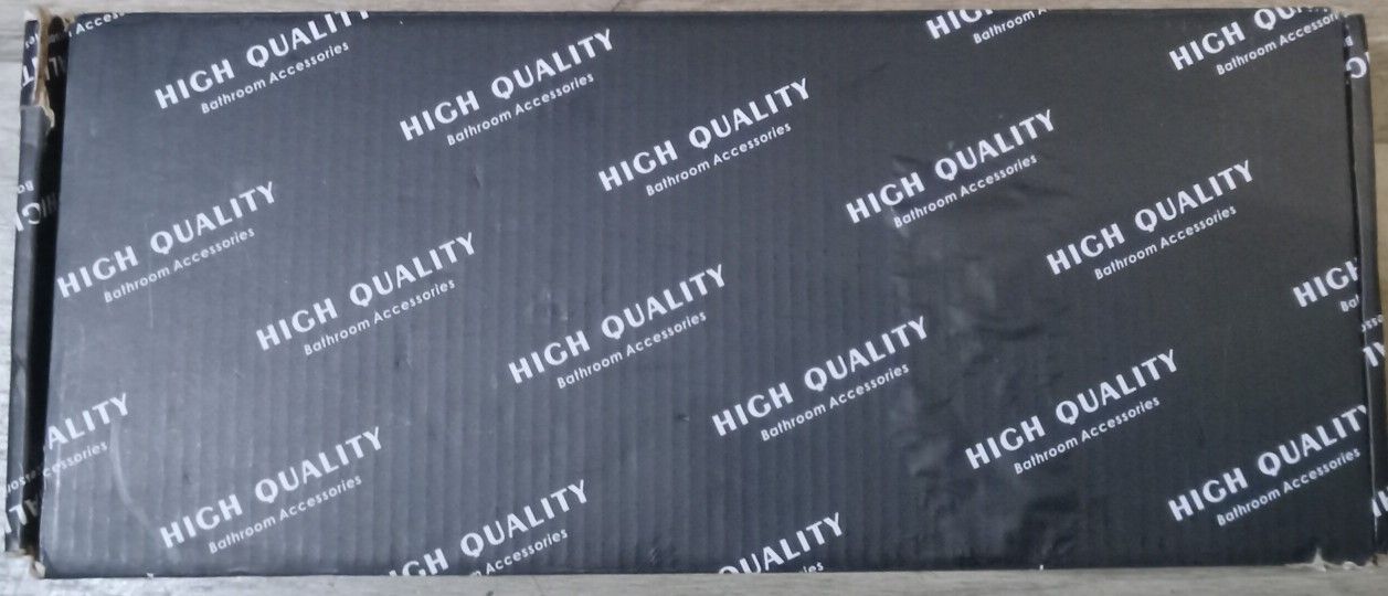 Aitinkan 3 PIece Bath Hardware Set Towel Holder Kit Matte Black Finish ATK-203