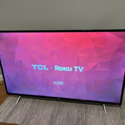 55” 4K TCL Smart Tv Like New