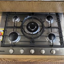 Miele 30” Gas Stainless Steel Cooktop