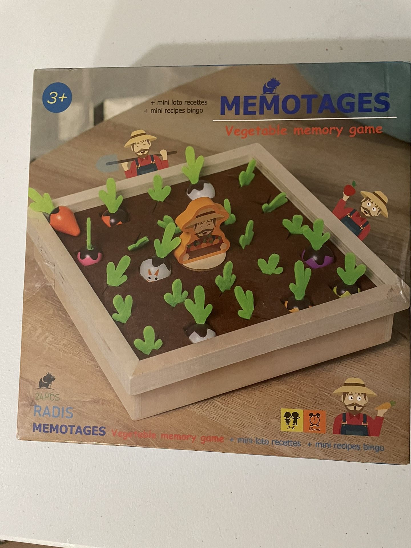 Vegetable Memory Game