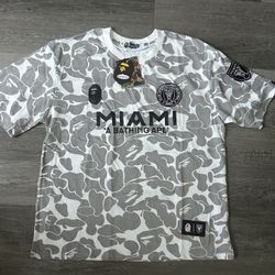 Bape x inter miami Shirt size Medium 