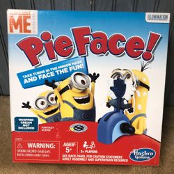 Brand new Pie Face! Kids game