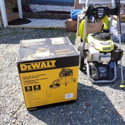 New Power Washer  3000 PSI 280 DeWalt Vac New 90 