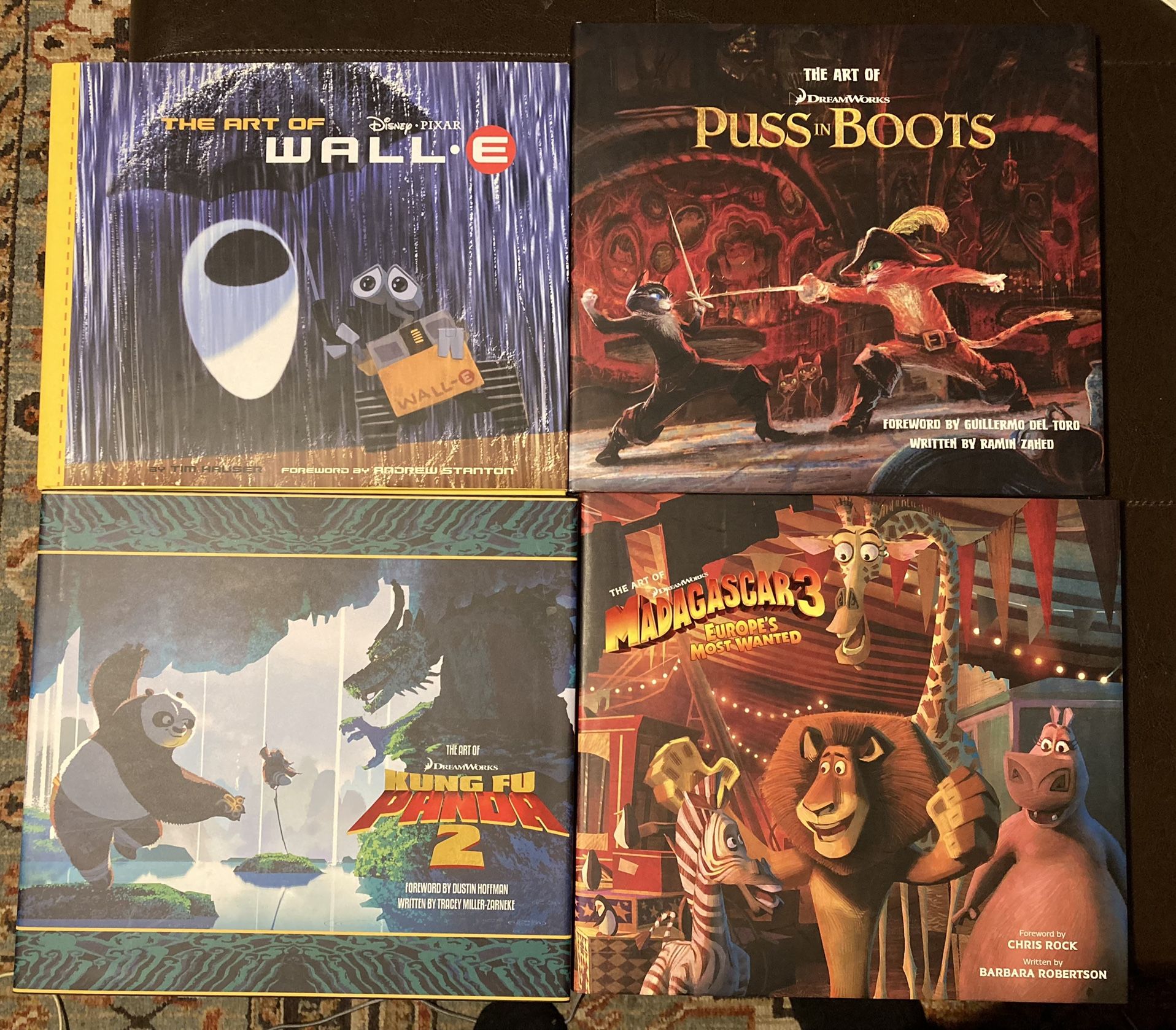 The Art Of Wall.e/kung Fu Panda/Puss In Boots/Madagascar 3